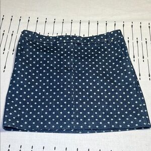J.Crew Blue Mini  Denim Pencil Skirt for Casual Resort Wear.  Size 6